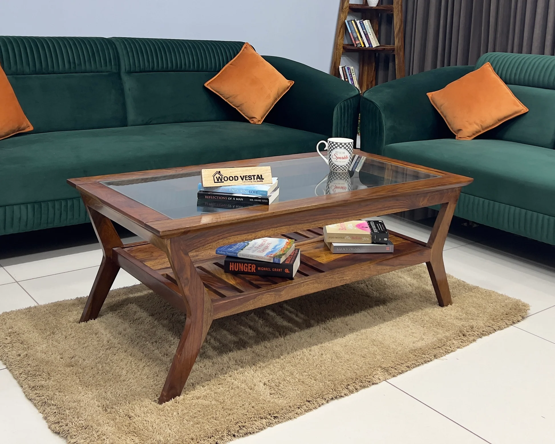 Glass Top Center Table
